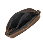 Beige Textured Sling Bag